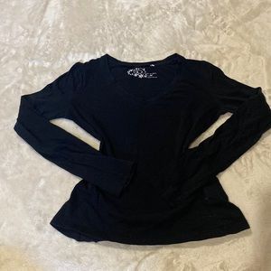 SO long scoop neck black long sleeve medium!